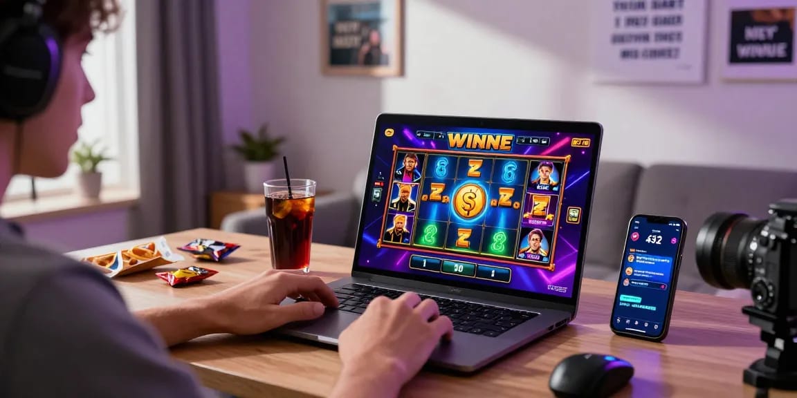 Pengguna bermain di situs slot gacor dengan antusiasme, menunjukkan pengalaman gaming yang menyenangkan.