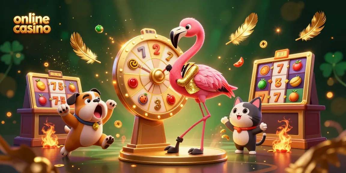 Engage with the vibrant excitement of online casino gameplay featuring a 3D cartoon host and fun prizes.